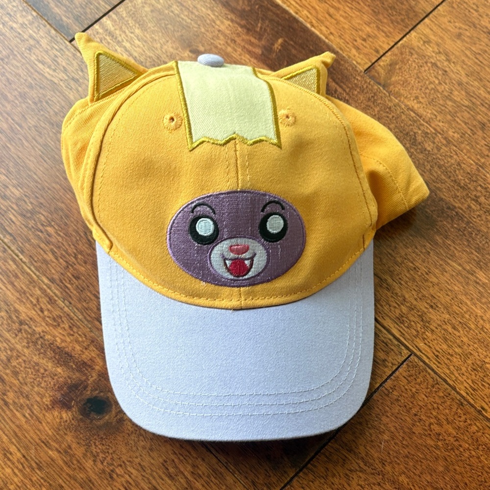 Fox Yellow and White Kids Animal Cap